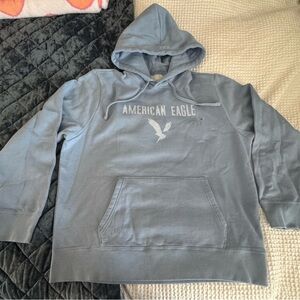 American Eagle Outfitters Slate Blue Hoodie